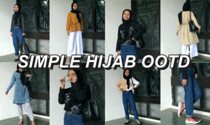 Rekomendasi OOTD Hijab Simple Fashion Wanita dan Nyaman (youtube/ID Wulan)