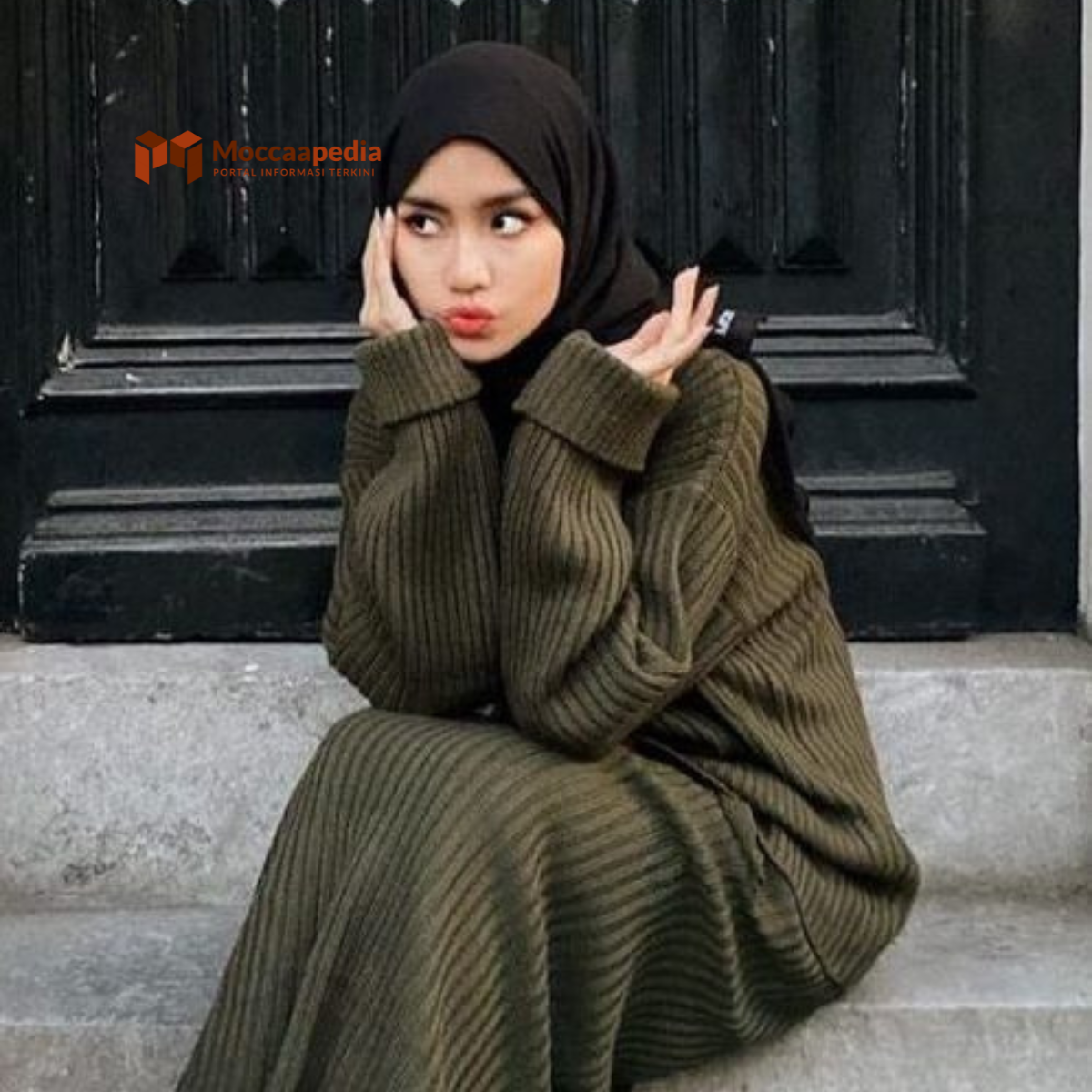 Padu Padan Cantik Jilbab Untuk Baju Warna Army