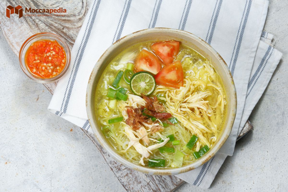 Rahasia Resep Soto Ayam Kuah Santan Kuning Super Enak
